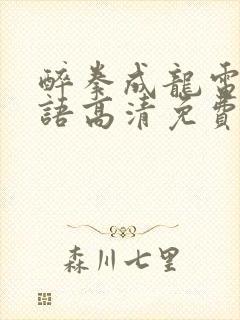 醉拳成龙电影国语高清免费观看