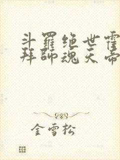 斗罗绝世霍雨浩拜师魂天帝