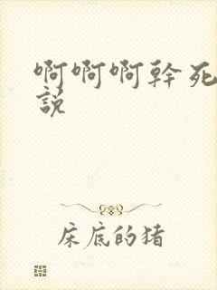 啊啊啊干死我小说