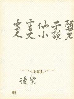 云霄仙子堕落同人文小说免费阅读下