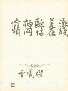 偷拍欧美激情视频网站在线观看