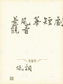 惹风华短剧免费观看