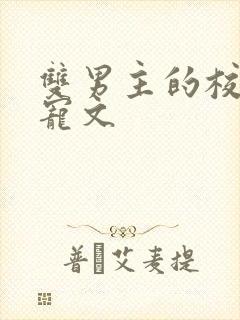 双男主的校园甜宠文