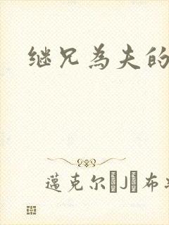 继兄为夫的小说封面