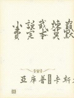 小说武炼巅峰免费完本莫默