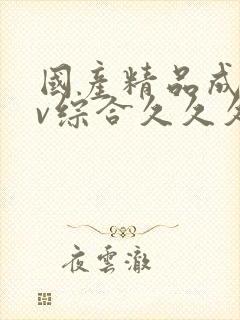 国产精品成人av综合久久久久久