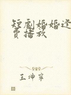 短剧婚婚逢她免费播放