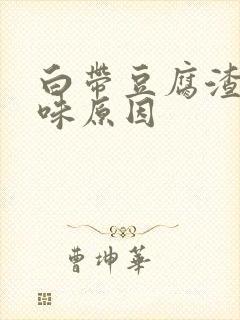 白带豆腐渣有臭味原因