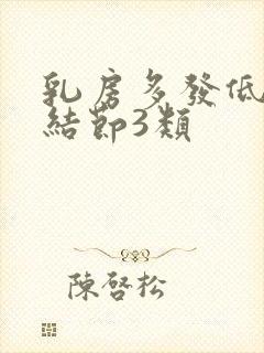 乳房多发低回声结节3类封面