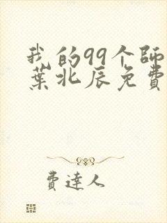 我的99个师傅叶北辰免费阅读小说