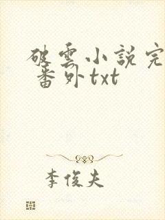 破云小说完整版 番外txt