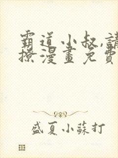 霸道小叔,请轻撩漫画免费