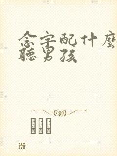 念字配什么字好听男孩