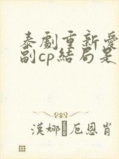 泰剧重新爱上你副cp结局是什么