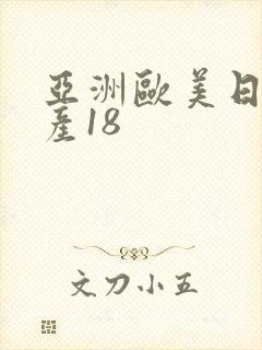 亚洲欧美日韩国产18