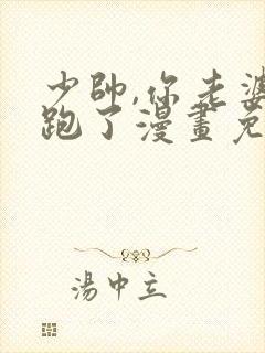 少帅,你老婆又跑了漫画免费封面