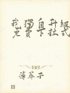 我独自升级漫画免费下拉式漫画