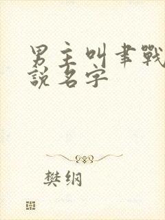 男主叫聿战的小说名字