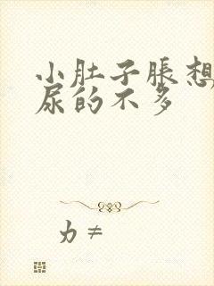 小肚子胀想尿却尿的不多