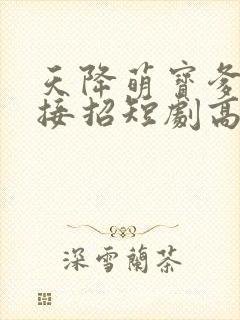 天降萌宝爹地快接招短剧高清观看