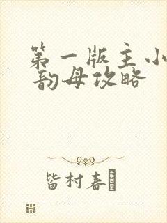 第一版主小说网 韵母攻略