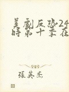 美剧反恐24小时第十季在线观看封面