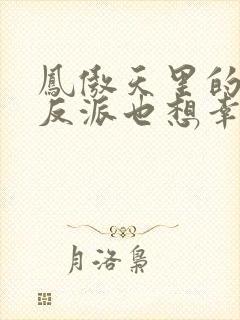 凤傲天里的黄毛反派也想幸福 小说