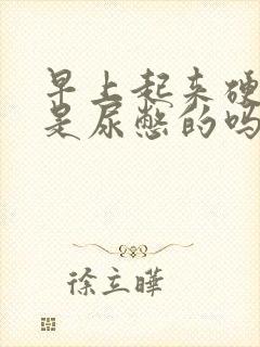 早上起来硬硬的是尿憋的吗