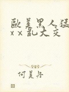 欧美黑人猛交xxⅹ乱大交