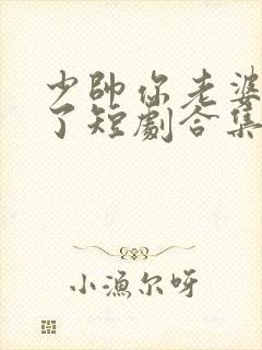 少帅你老婆又跑了短剧合集