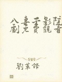 八妻子影院电视剧免费观看西瓜