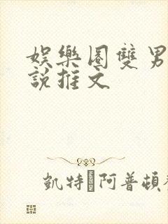 娱乐圈双男主小说推文