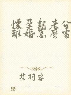 怀孕期老公出轨离婚怎么处理