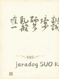 催乳师培训费用一般多少钱