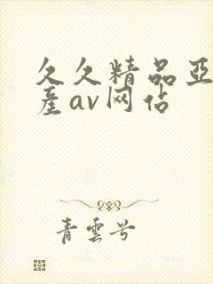 久久精品亚洲国产av网站