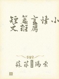 短篇言情小说甜文推荐封面