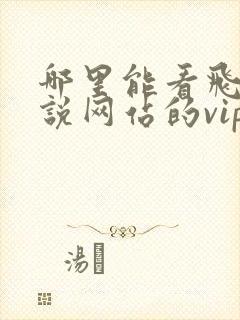 哪里能看飞卢小说网站的vip的书