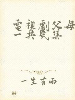 电视剧父母爱情一共几集