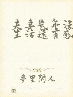 夫妻几年没有性生活还有感情吗封面