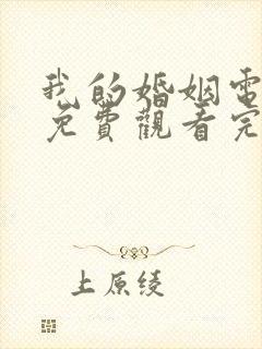 我的婚姻电视剧免费观看完整版高清