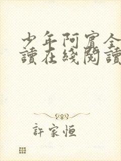 少年阿宾全文阅读在线阅读全文