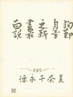 白昼之月狗子小说最新章节免费阅读