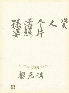 孙涛个人资料老婆照片