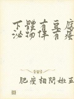 下体有豆腐渣分泌物伴有瘙痒用啥药