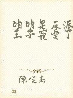 明明是反派却被王子宠爱了封面