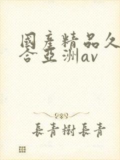 国产精品久久综合亚洲av