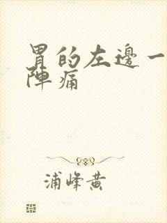 胃的左边一阵一阵痛