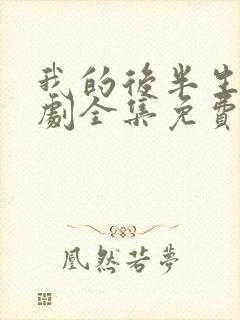 我的后半生电视剧全集免费播放高清版封面