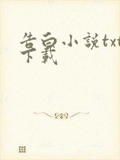 告白小说txt下载