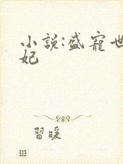 小说:盛宠世子妃